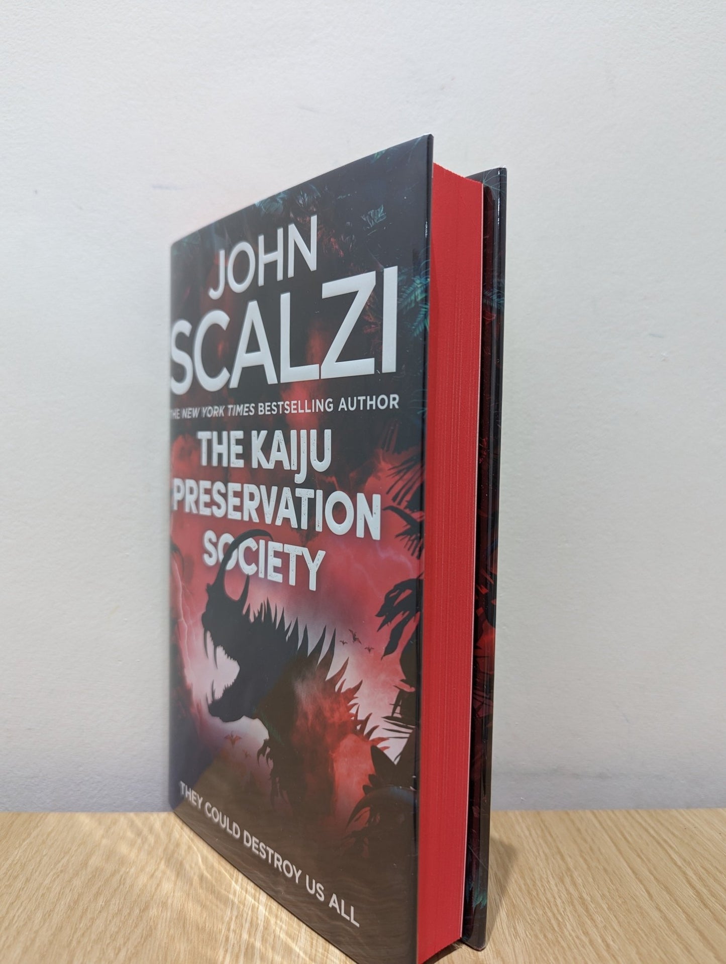 The Kaiju Preservation Society by John Scalzi (Signed First Edition with sprayed edges) - Fialta Books