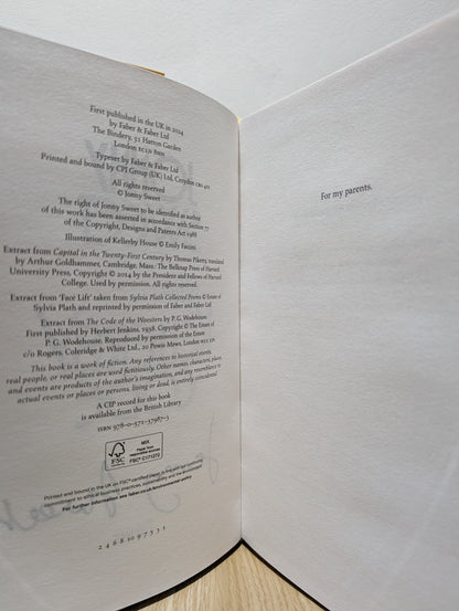 The Kellerby Code by Jonny Sweet (Signed First Edition) - Fialta Books