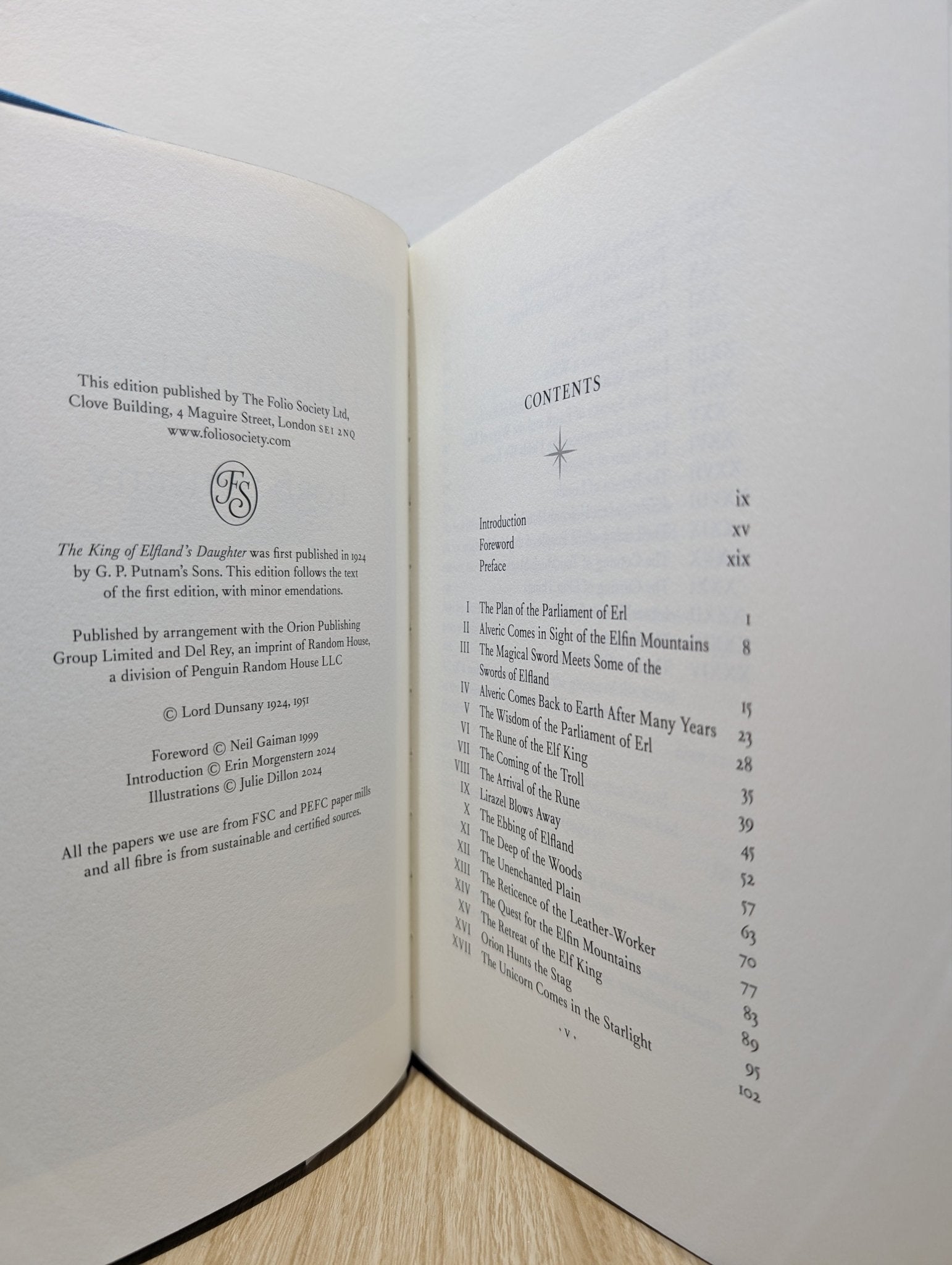 The King of Elfland's Daughter by Lord Dunsany (Folio Limited Edition) - Fialta Books