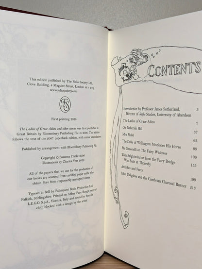 The Ladies of Grace Adieu and Other Stories by Susanna Clarke (Signed Folio Slipcase Edition) - Fialta Books