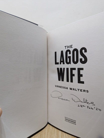 The Lagos Wife by Vanessa Walters (Signed Dated First Edition) - Fialta Books