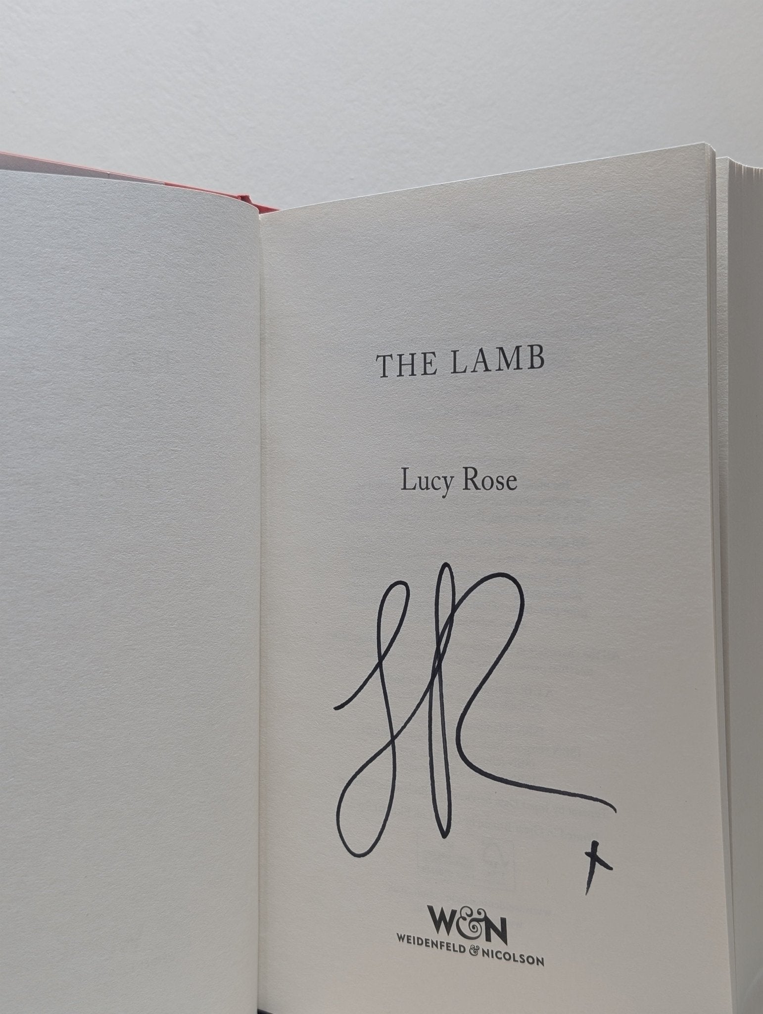 The Lamb by Lucy Rose (Signed First Edition) - Fialta Books