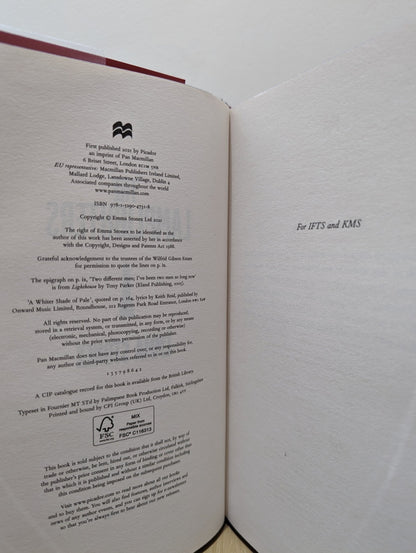 The Lamplighters by Emma Stonex (Signed First Edition with sprayed edges) - Fialta Books