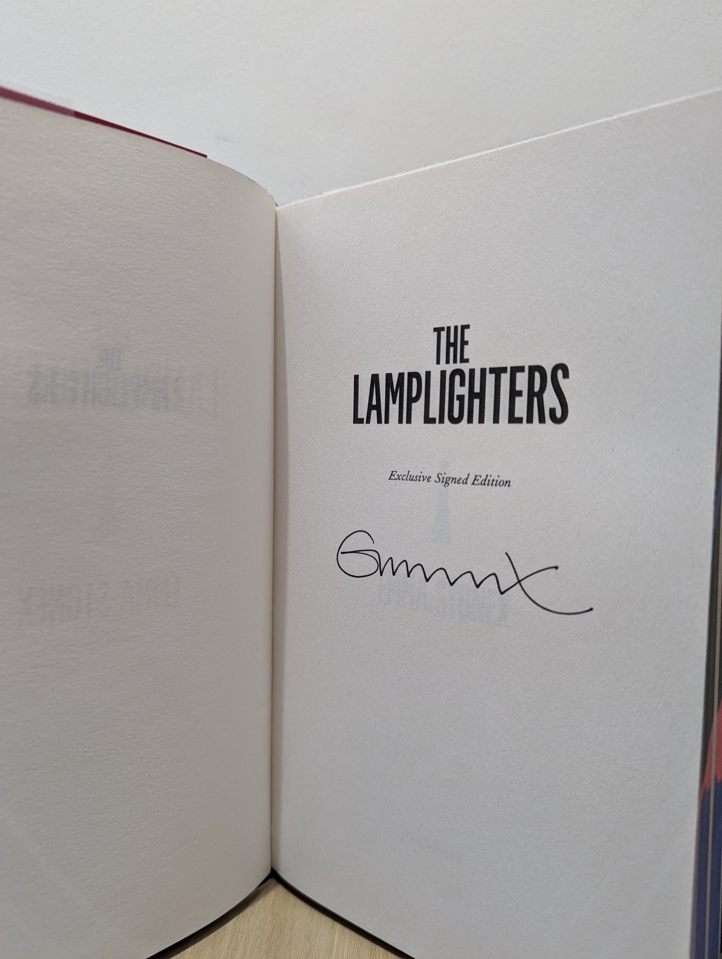 The Lamplighters by Emma Stonex (Signed First Edition with sprayed edges) - Fialta Books