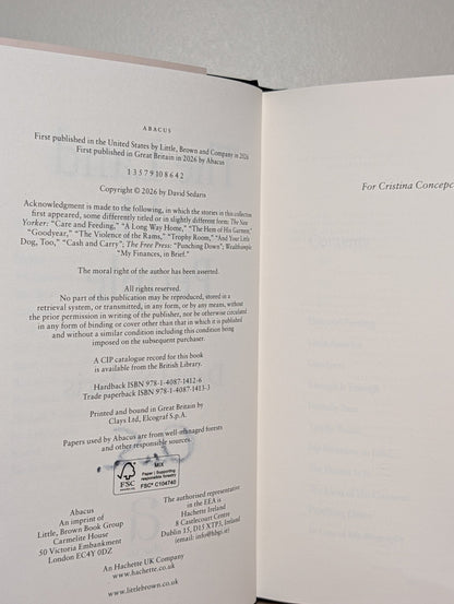 The Land and its People by David Sedaris (Signed First Edition) - Fialta Books