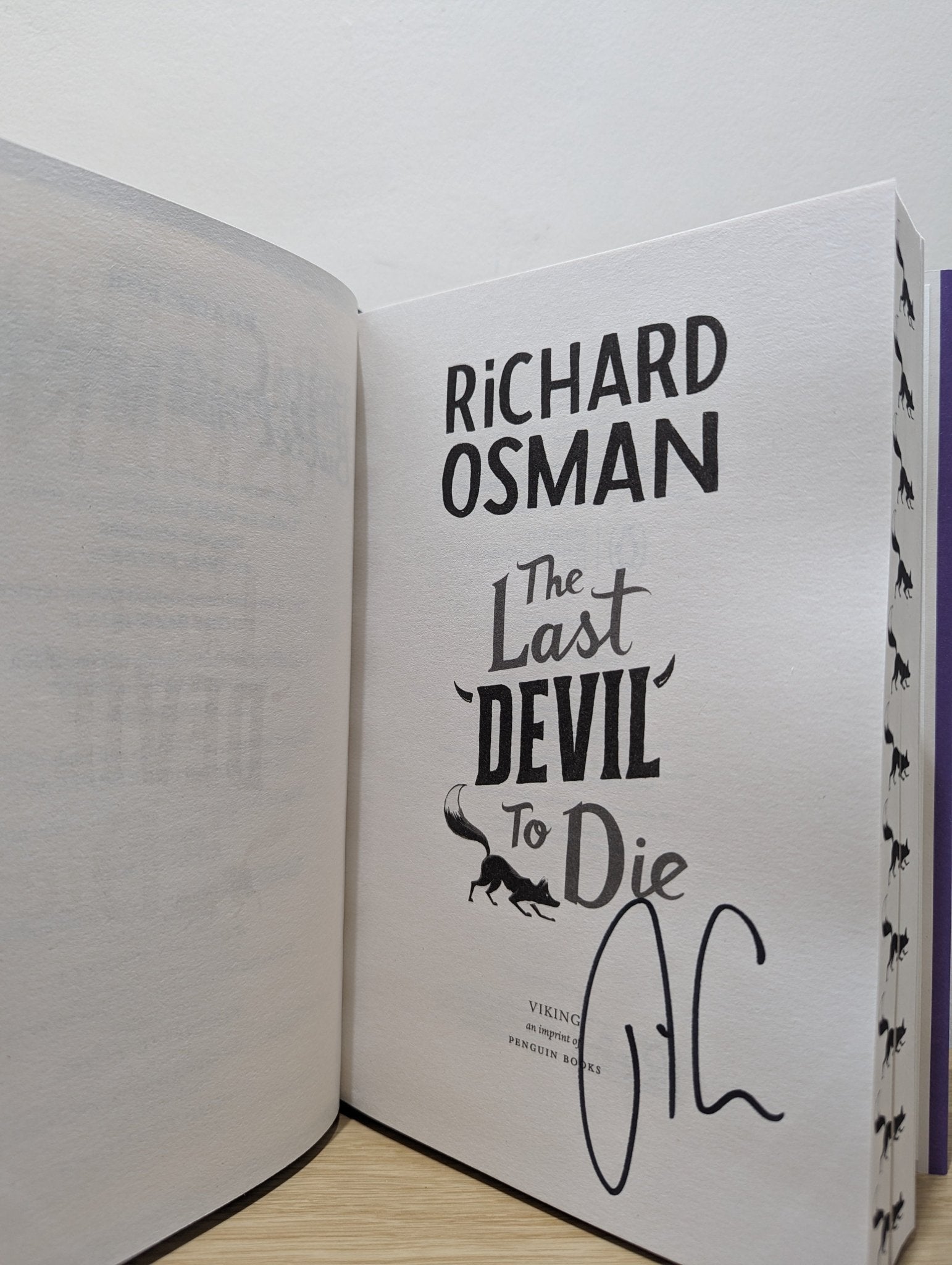 The Last Devil To Die by Osman Richard (Signed) - Fialta Books