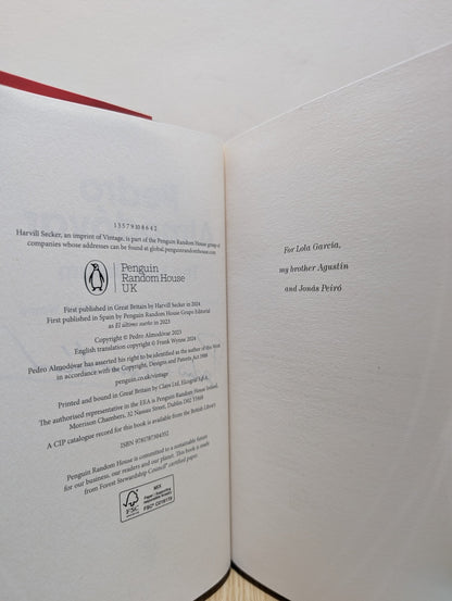 The Last Dream by Pedro Almodovar (Signed First Edition) - Fialta Books