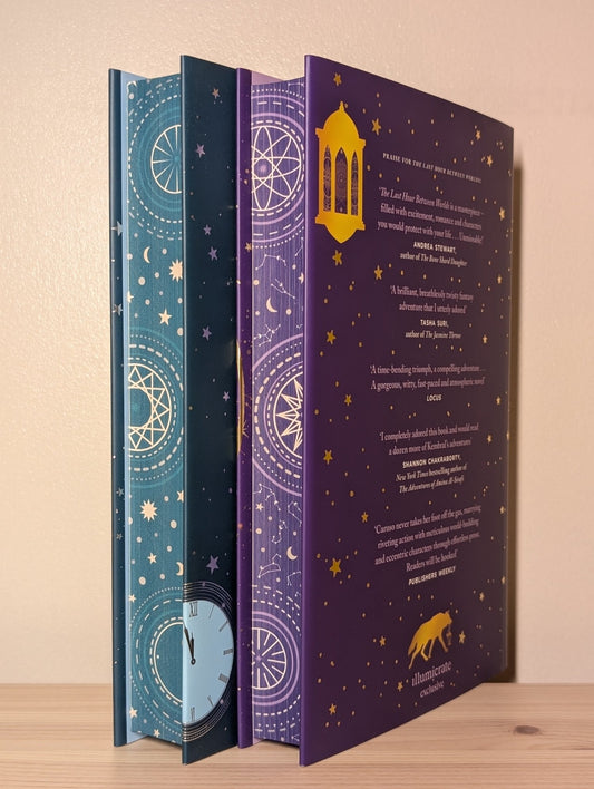 Last Hour Between Worlds; Last Soul Among Wolves by Melissa Caruso (Signed First Edition with sprayed edges) - Fialta Books