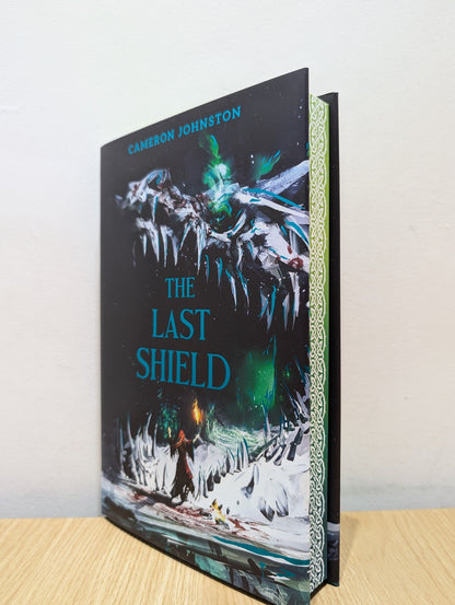 The Last Shield by Cameron Johnston (Signed First Edition with sprayed edges) - Fialta Books