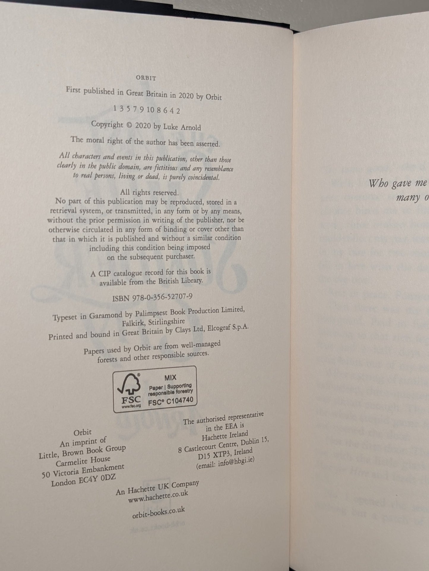 The Last Smile in Sunder City by Luke Arnold (Signed First Edition with sprayed edges) - Fialta Books