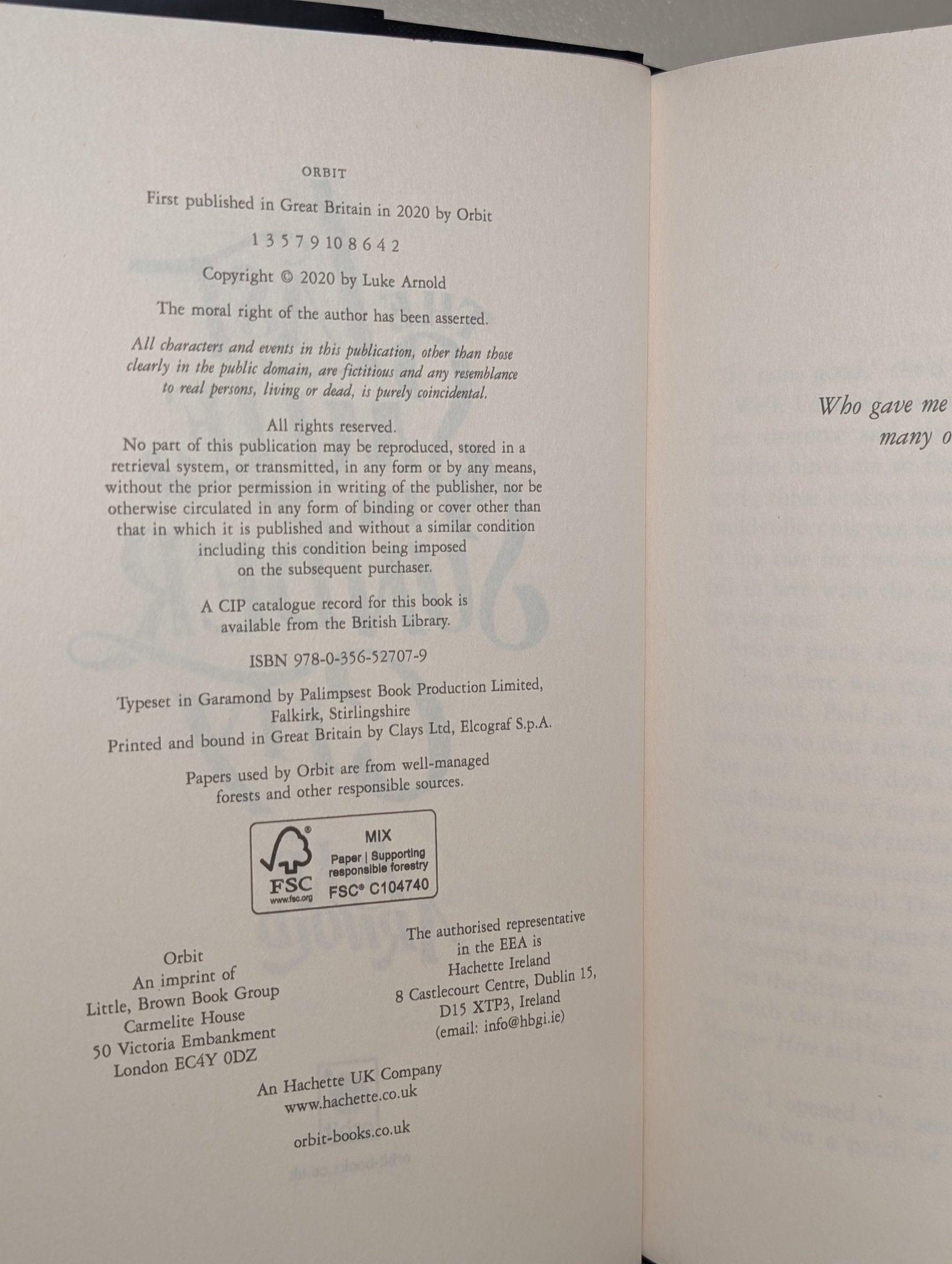 The Last Smile in Sunder City by Luke Arnold (Signed First Edition with sprayed edges) - Fialta Books