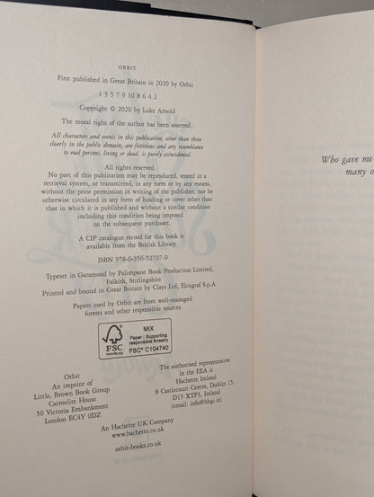 The Last Smile in Sunder City by Luke Arnold (Signed First Edition with sprayed edges) - Fialta Books