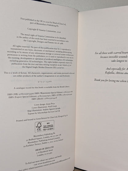 The Last Starborn Seer by Venetia Constantine (Signed First Edition with sprayed edges) - Fialta Books