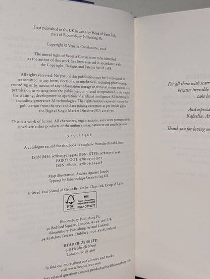 The Last Starborn Seer by Venetia Constantine (Signed Special Edition with sprayed edges) - Fialta Books