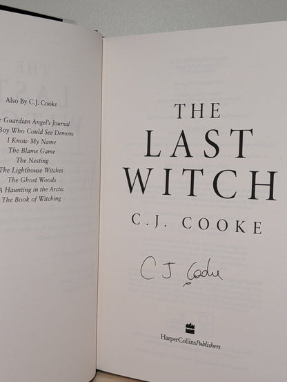 The Last Witch by C.J. Cooke (Signed First Edition) - Fialta Books