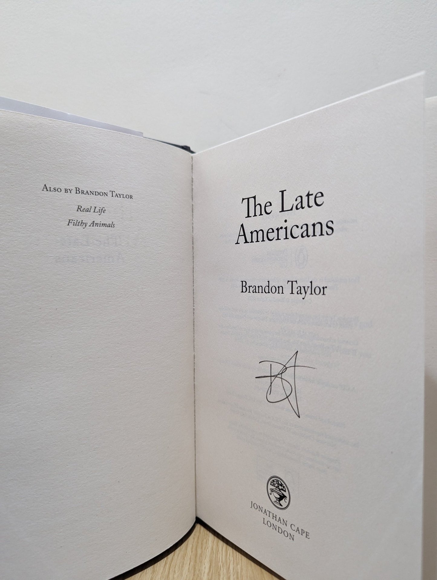 The Late Americans by Brandon Taylor (Signed First Edition) - Fialta Books