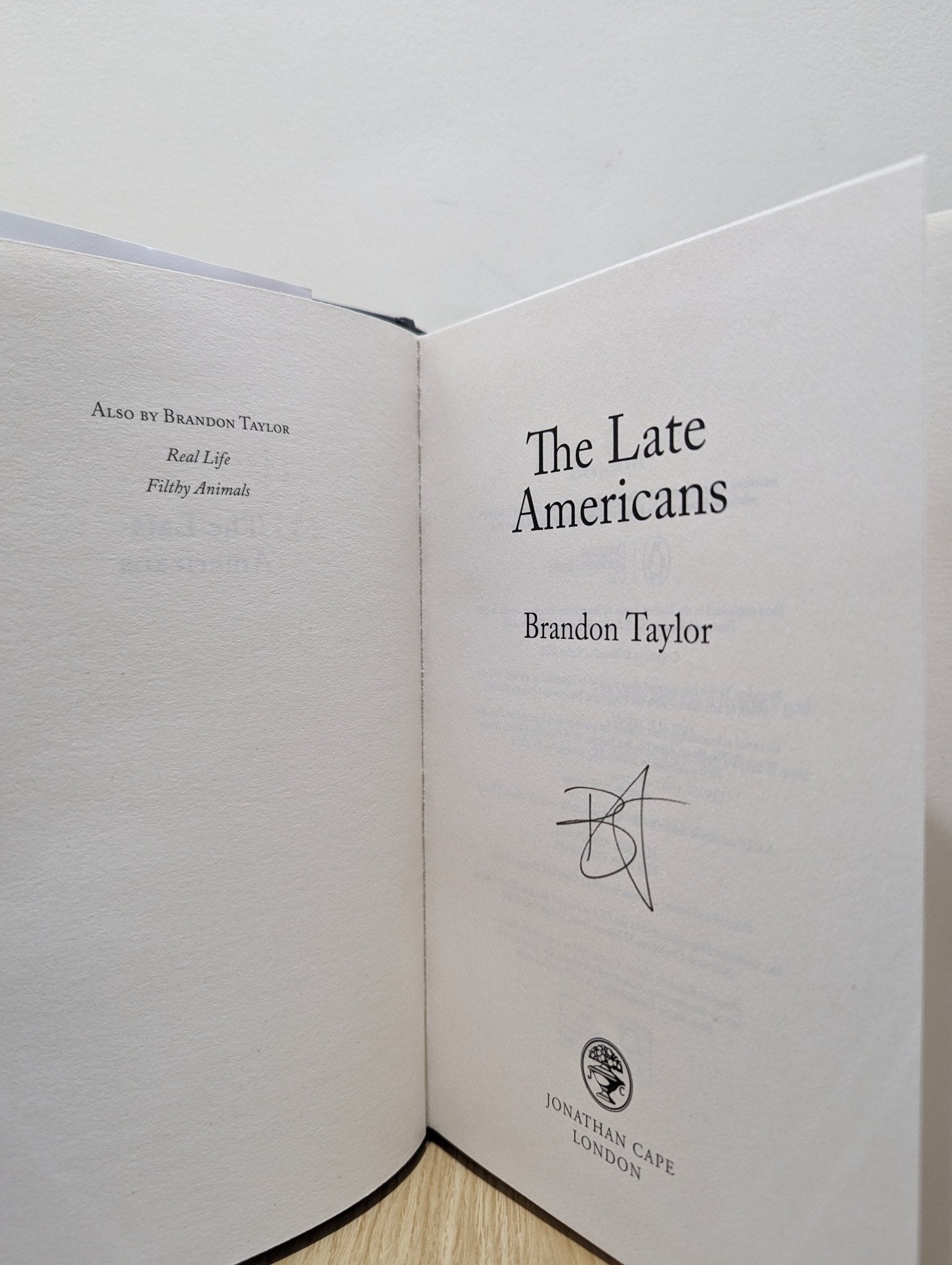 The Late Americans by Brandon Taylor (Signed First Edition) - Fialta Books