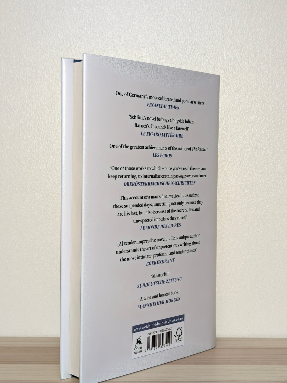 The Late Life by Bernhard Schlink (First Edition) - Fialta Books