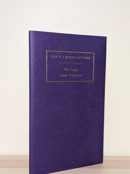 The Leap: The T. S. Eliot Lecture by Edna O'Brien - Fialta Books