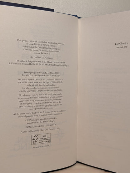 The Left Hand of Darkness by Ursula K. Le Guin (Limited Edition with sprayed edges) - Fialta Books