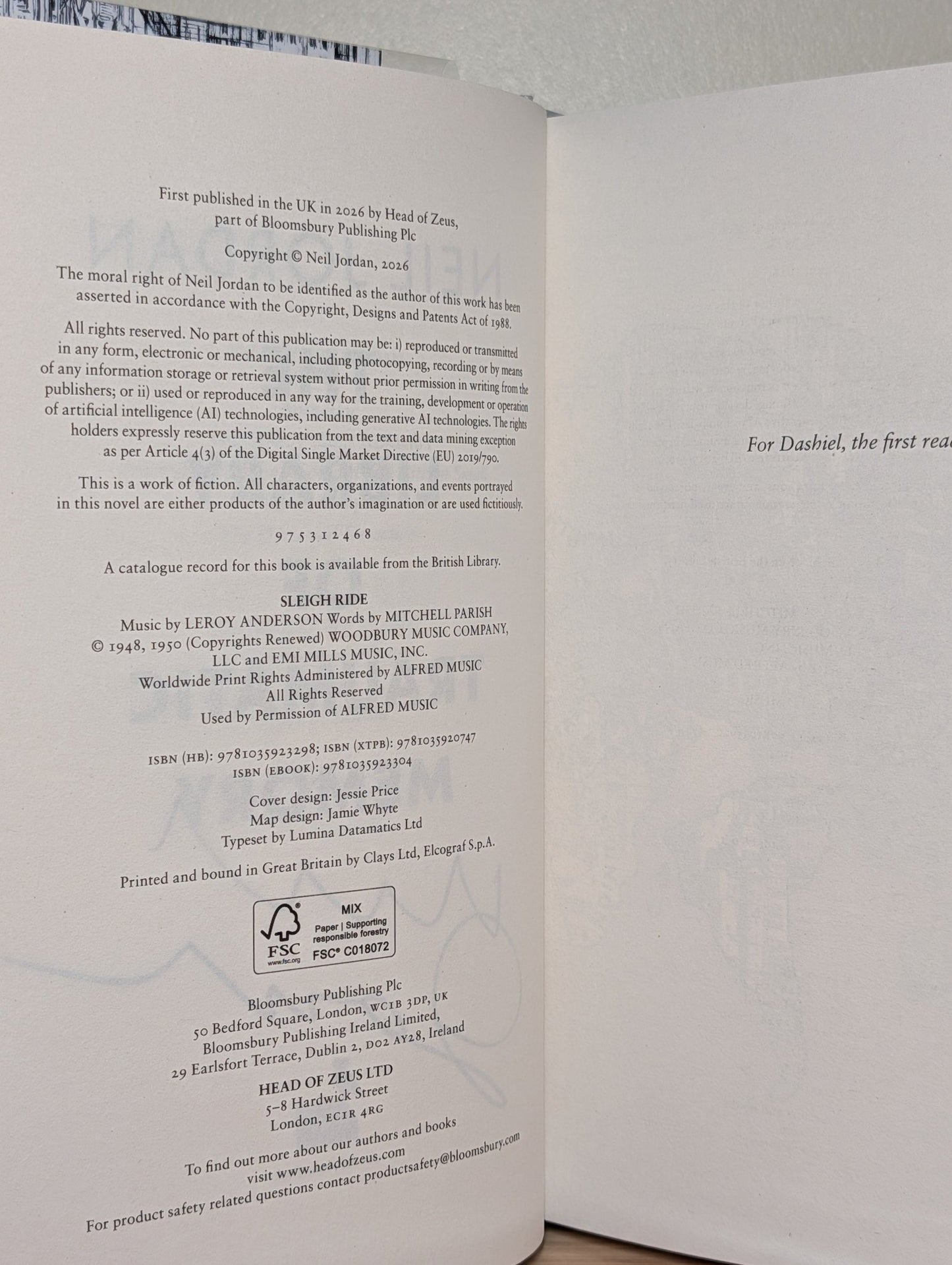 The Library of Traumatic Memory by Neil Jordan (Signed First Edition) - Fialta Books