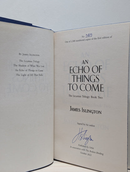 The Licanius Trilogy by James Islington (Signed Numbered with sprayed edges) - Fialta Books