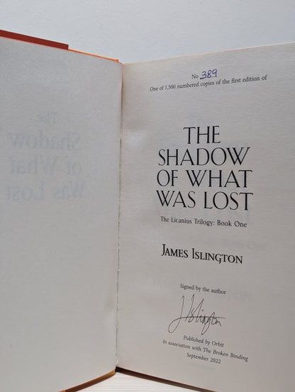 The Licanius Trilogy by James Islington (Signed Numbered with sprayed edges) - Fialta Books