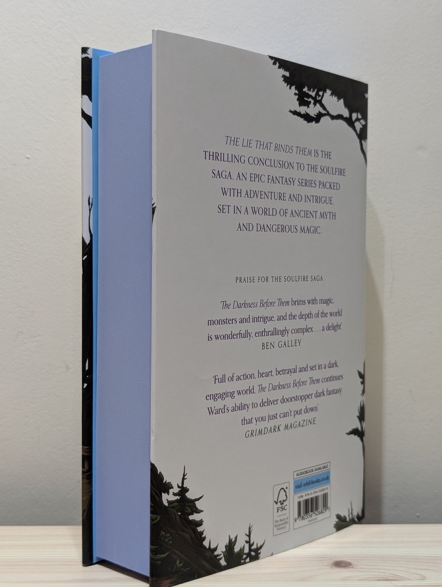 The Lie That Binds Them by Matthew Ward (Signed with sprayed edges) - Fialta Books
