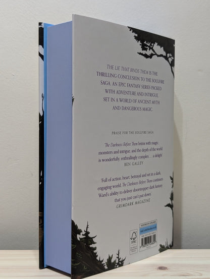 The Lie That Binds Them by Matthew Ward (Signed with sprayed edges) - Fialta Books