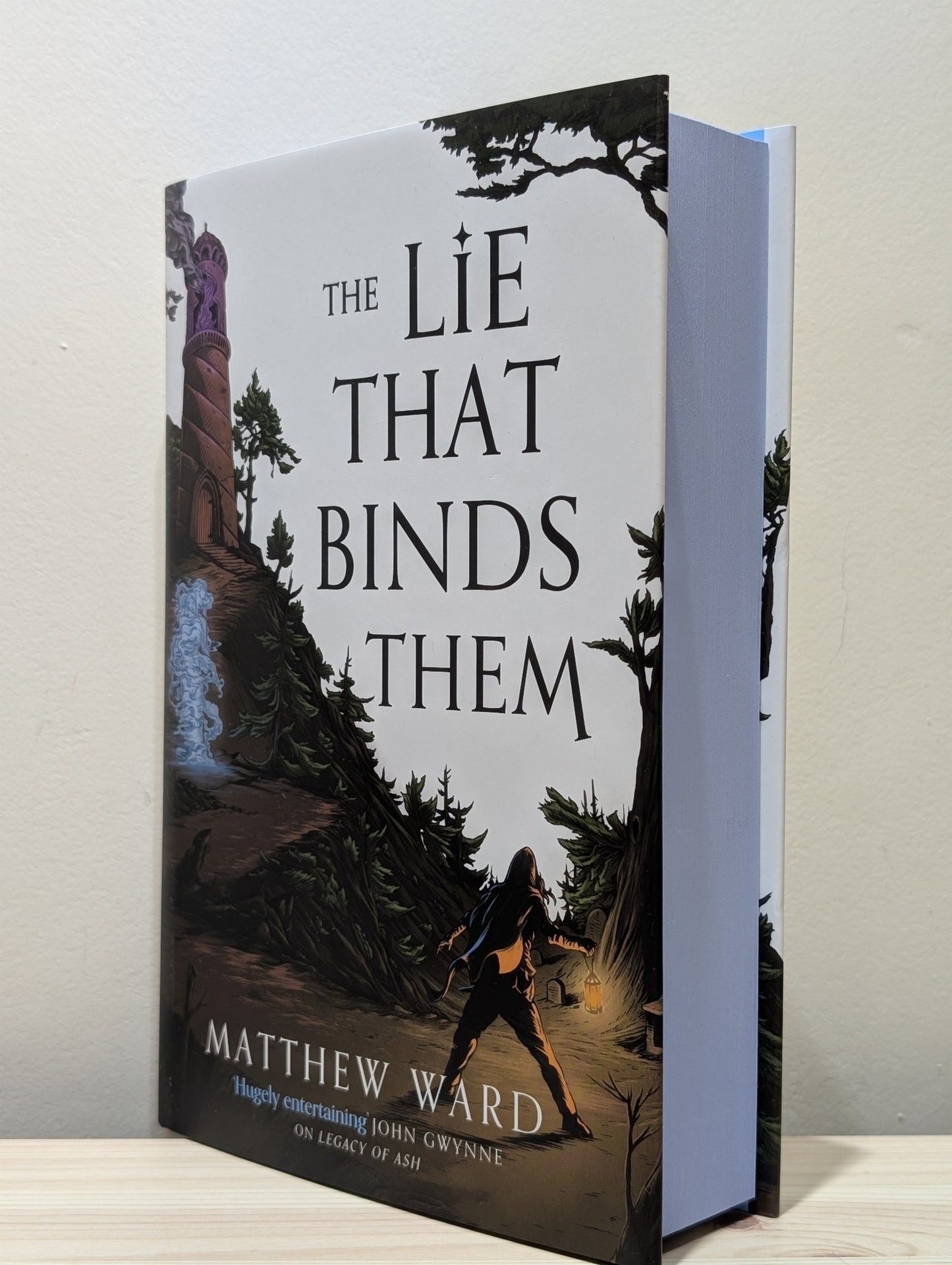 The Lie That Binds Them by Matthew Ward (Signed with sprayed edges) - Fialta Books