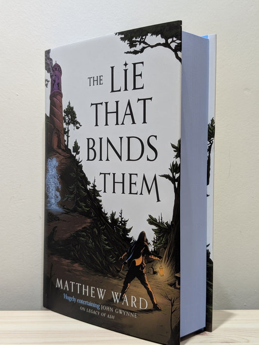 The Lie That Binds Them by Matthew Ward (Signed with sprayed edges) - Fialta Books