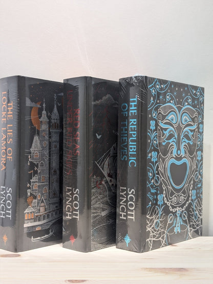 The Lies of Locke Lamora; Red Seas Under Red Skies; The Republic of Thieves by Scott Lynch (Signed Numbered Deluxe Edition) - Fialta Books