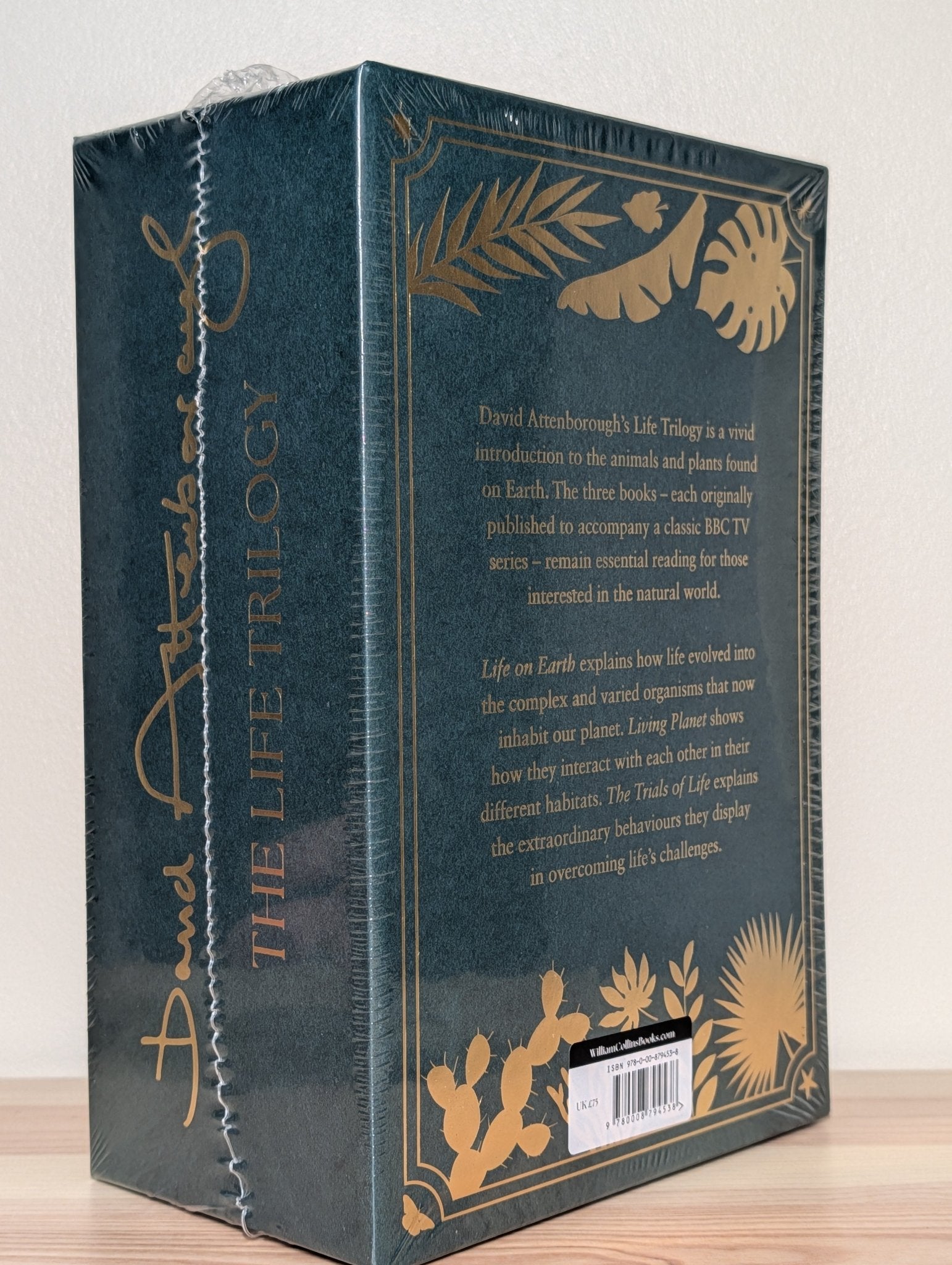 The Life Trilogy Signed Boxset: Life on Eart; Living Plane; The Trials of Life by David Attenborough - Fialta Books