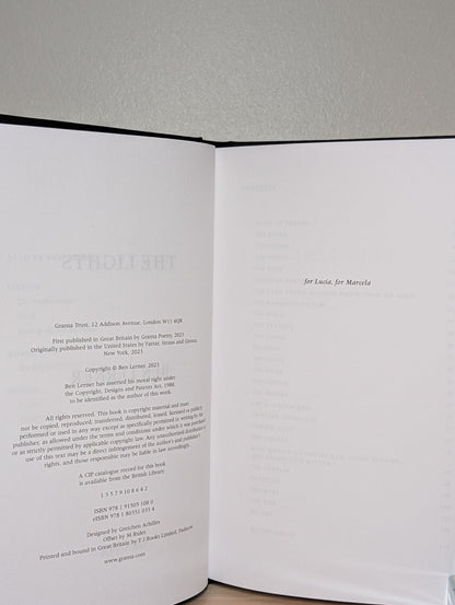 The Lights by Ben Lerner (Signed Numbered Slipcase Edition) - Fialta Books
