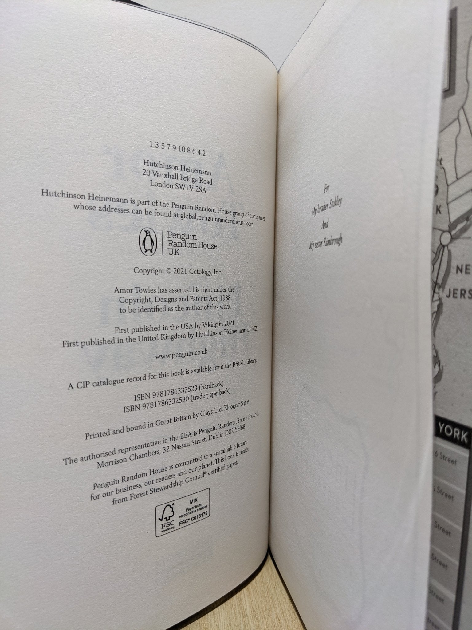 The Lincoln Highway by Amor Towles (Signed First Edition with sprayed edges) - Fialta Books