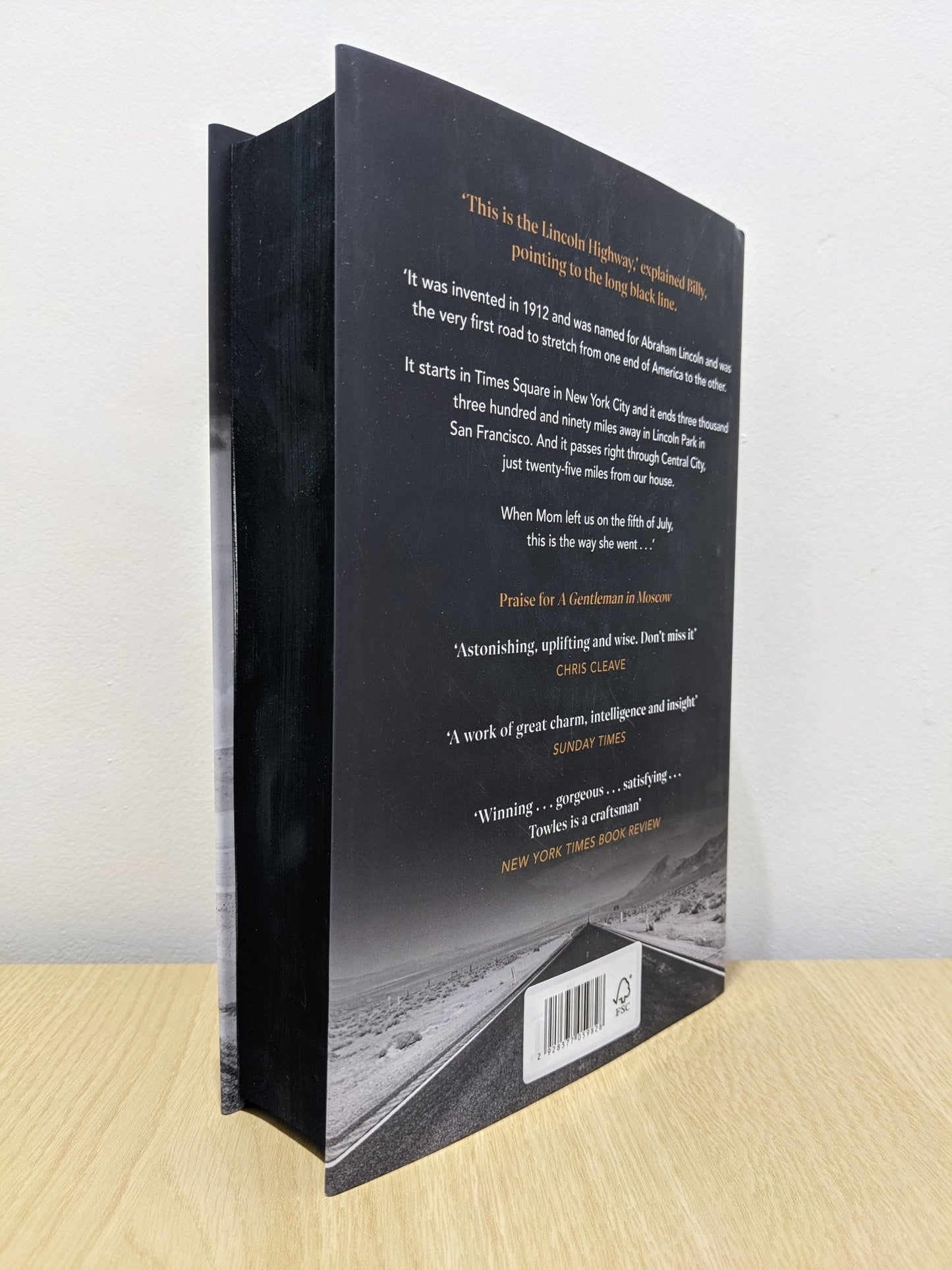 The Lincoln Highway by Amor Towles (Signed First Edition with sprayed edges) - Fialta Books