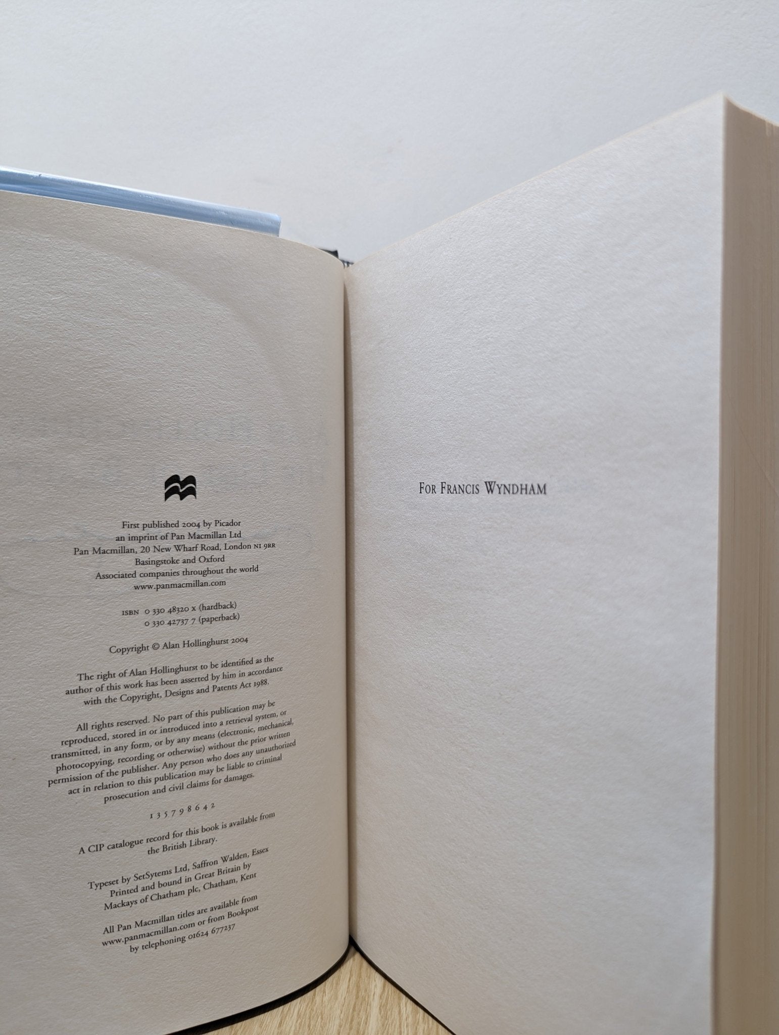 The Line of Beauty by Alan Hollinghurst (Signed First Edition) - Fialta Books