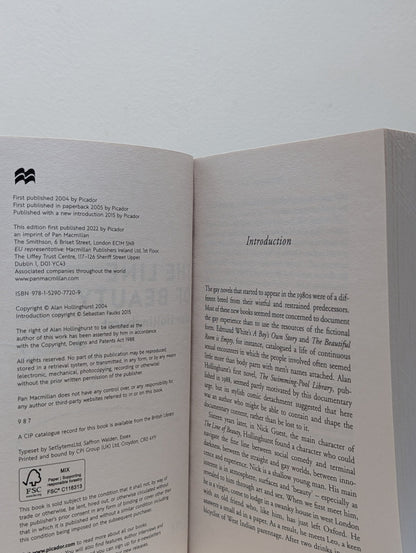 The Line of Beauty by Alan Hollinghurst (Signed Paperback Edition) - Fialta Books