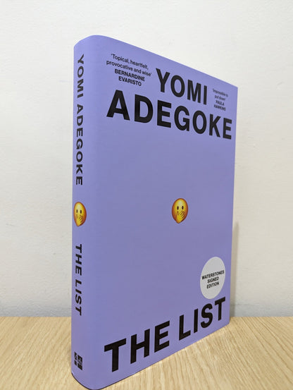 The List by Yomi Adegoke (Signed First Edition) - Fialta Books