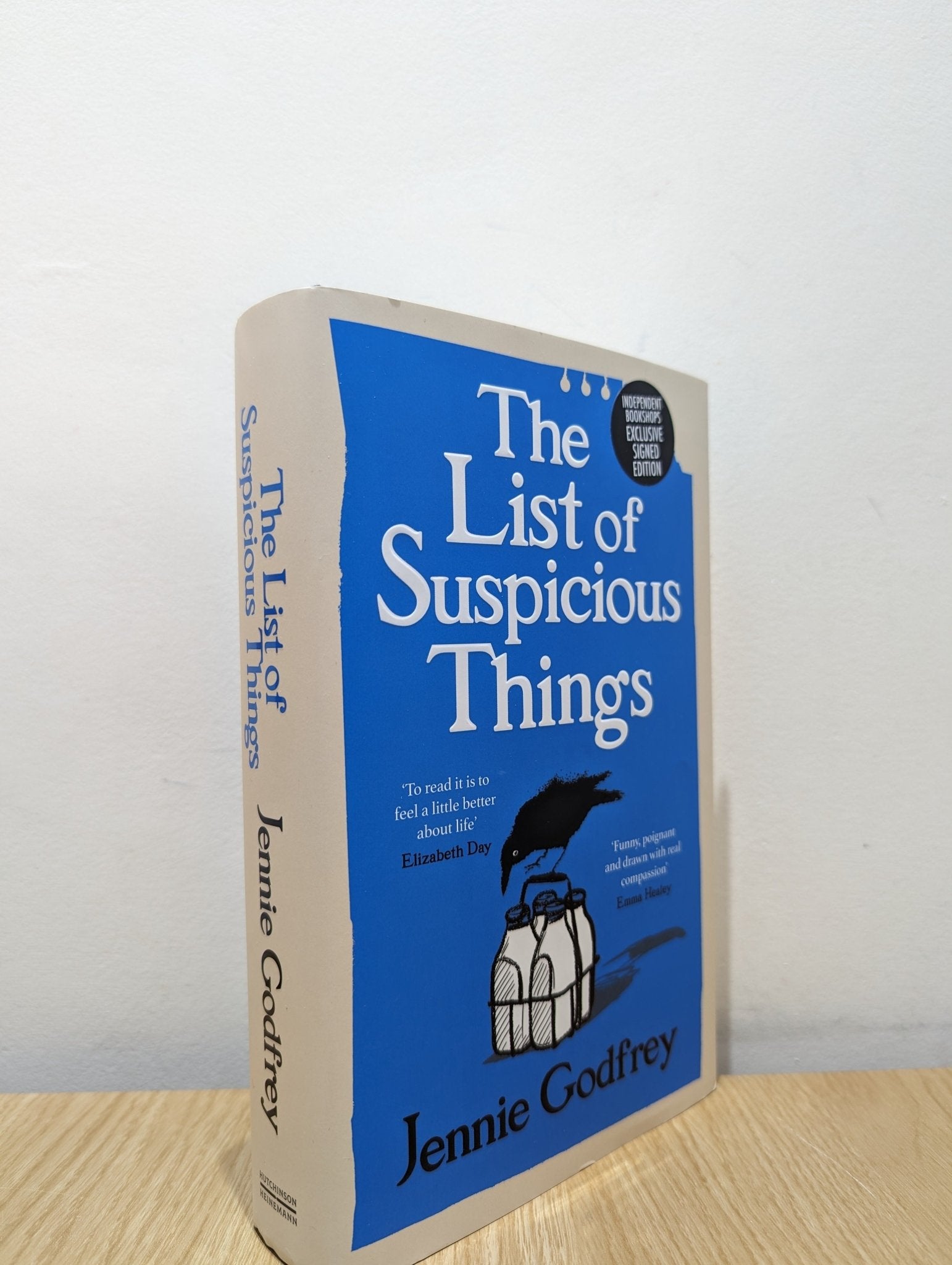 The List of Suspicious Things by Jennie Godfrey (Signed First Edition) - Fialta Books