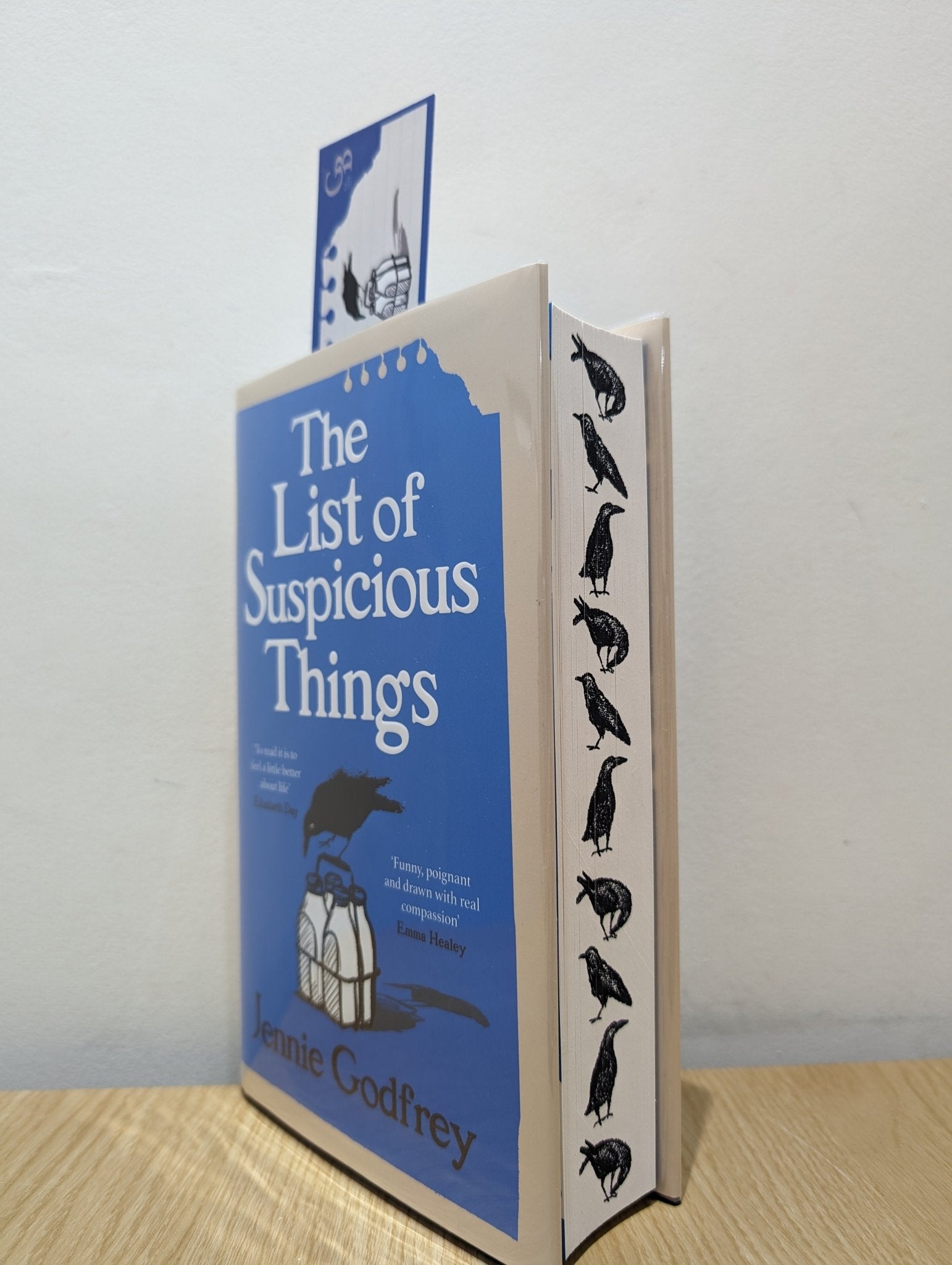 The List of Suspicious Things by Jennie Godfrey (Signed Numbered First Edition with sprayed edges) - Fialta Books