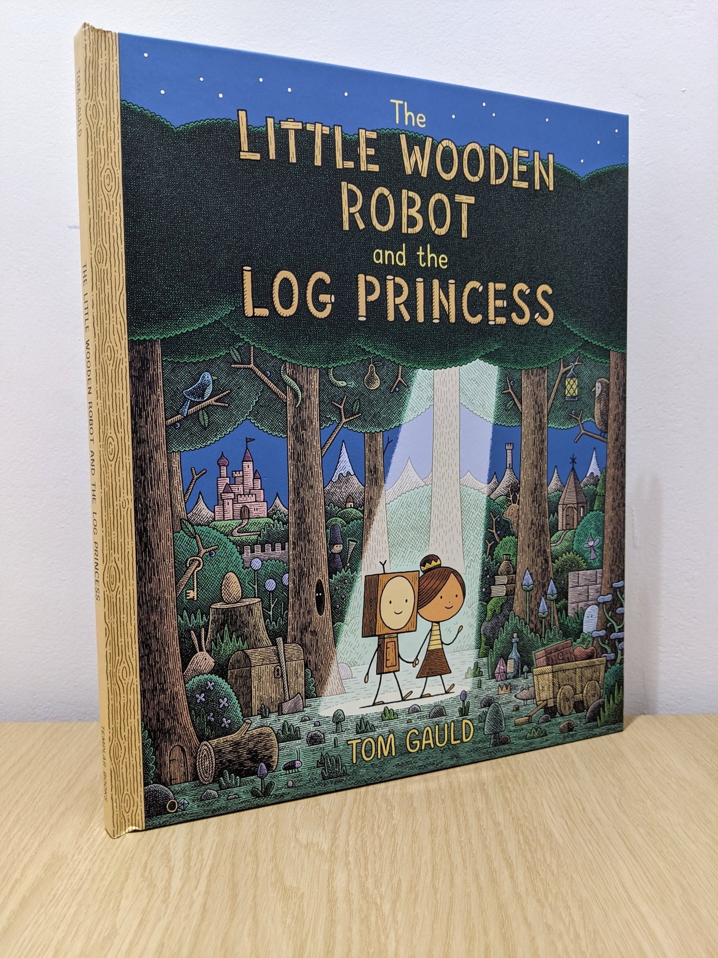 The Little Wooden Robot and the Log Princess by Tom Gauld (Signed First Edition) - Fialta Books