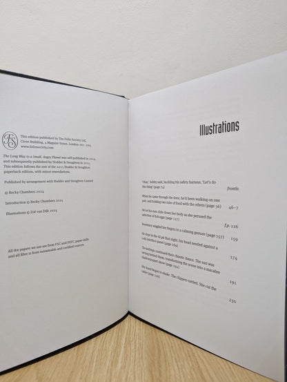 The Long Way to a Small, Angry Planet by Becky Chambers (Folio Limited Signed Edition) - Fialta Books