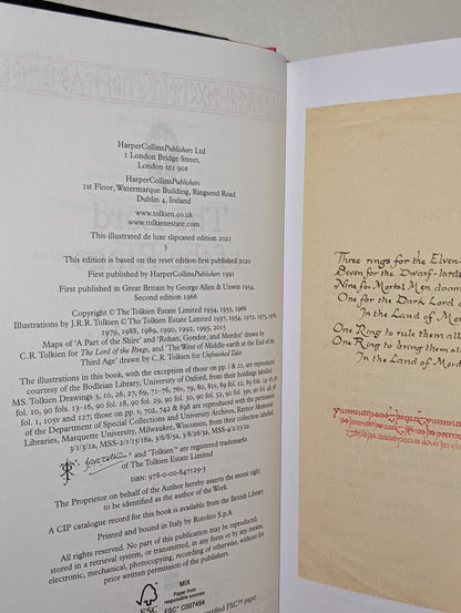 The Lord of the Rings Deluxe Single Volume Illustrated Edition by J. R. R. Tolkien - Fialta Books