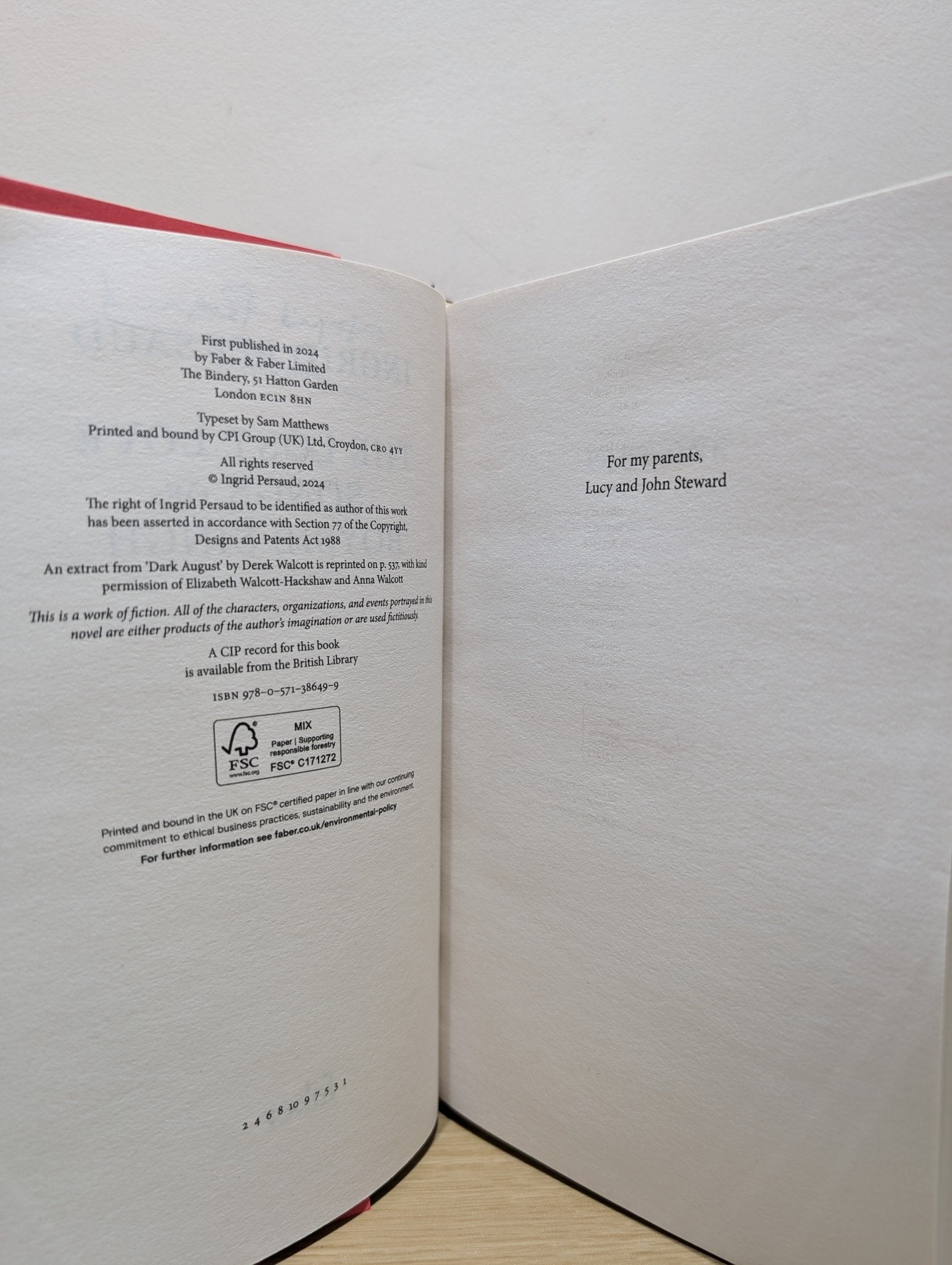 The Lost Love Songs of Boysie Singh by Ingrid Persaud (Signed First Edition) - Fialta Books