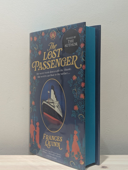 The Lost Passenger by Frances Quinn (Signed First Edition with sprayed edges) - Fialta Books