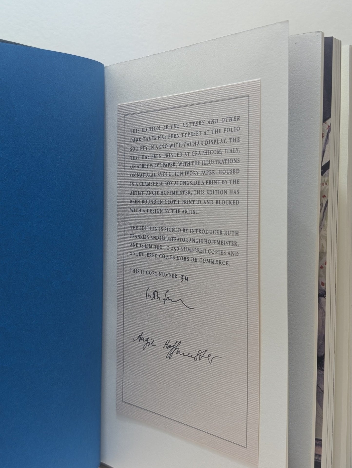 The Lottery and Other Dark Tales by Shirley Jackson (Folio Limited Edition) - Fialta Books