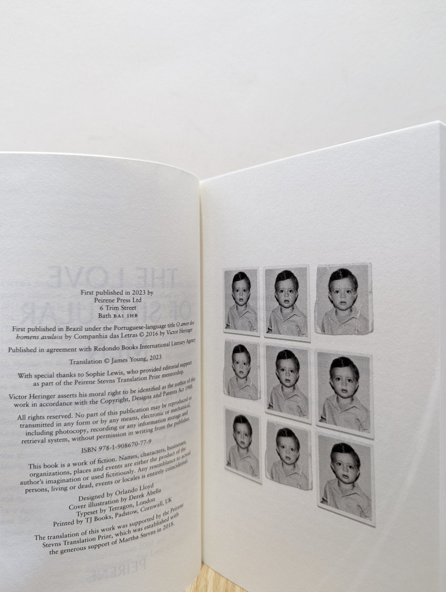 The Love of Singular Men by Victor Heringer (First Edition) - Fialta Books