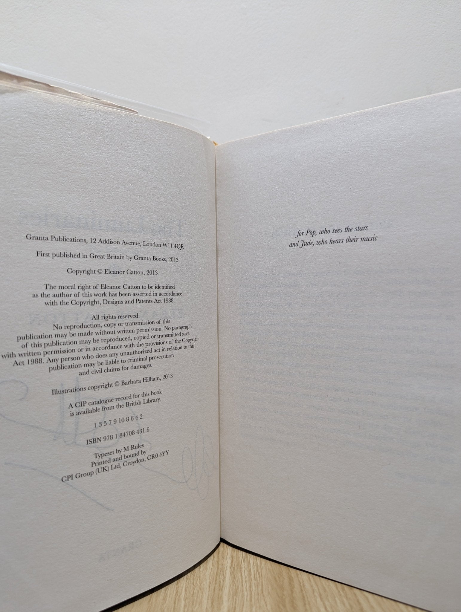 The Luminaries by Eleanor Catton (Signed First Edition) - Fialta Books