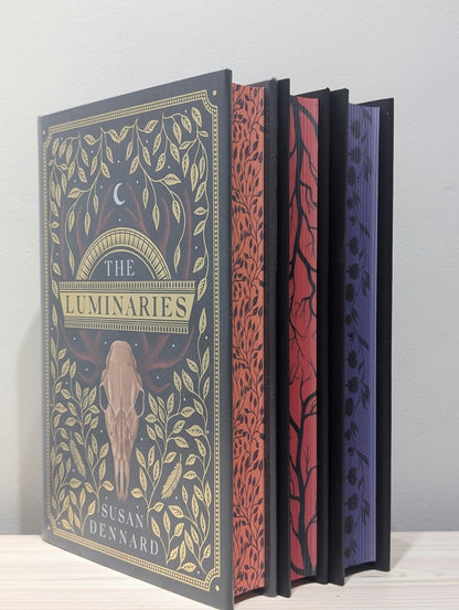 The Luminaries; The Hunting Moon; The Whispering Night by Susan Dennard (Signed Set with sprayed edges) - Fialta Books